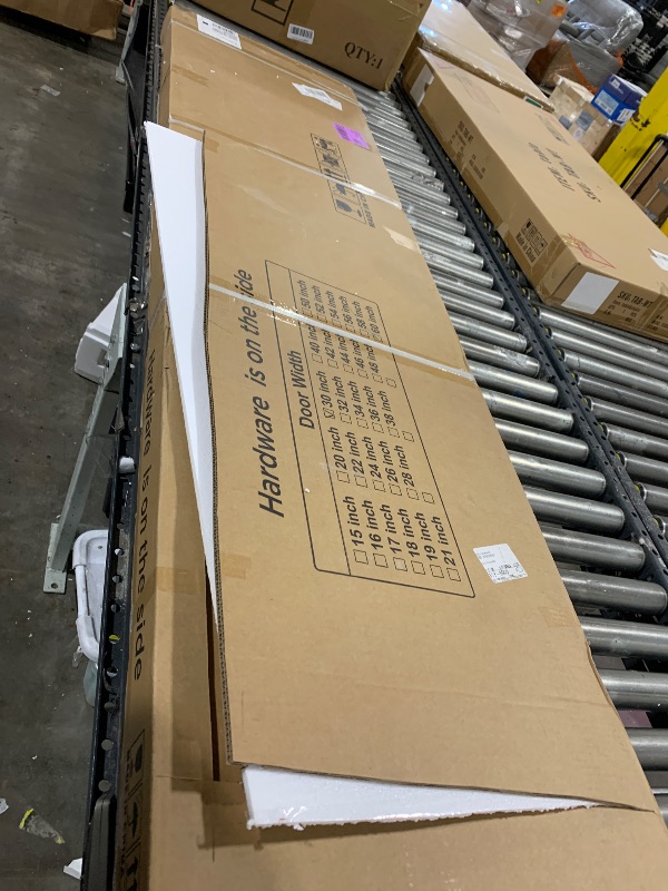 Photo 1 of Folding Doors with Hardware kit Included, Easy Assembly, White