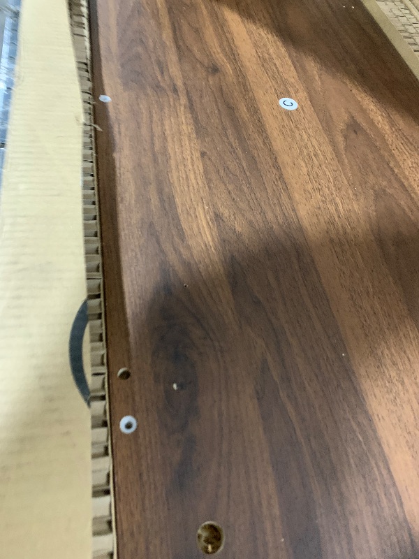 Photo 1 of VIVO Walnut TV Cabinet Designed to Conceal Motorized Vertical Lift Television Stands, Holds 32 to 55 inch TVs up to 44 lbs, CASE-EUP1WN