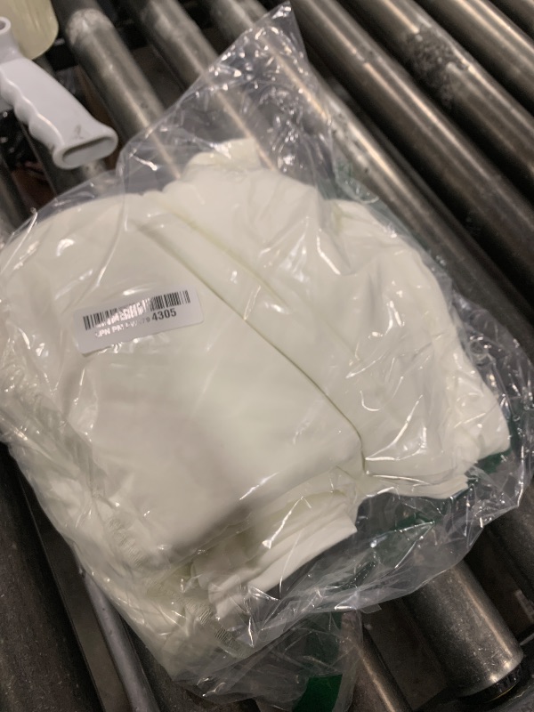 Photo 1 of 10 ft x 10 ft Wrinkle Free Ivory Backdrop Curtain for Wedding Parties, Polyester Ivory Photo Backdrop Drapes 2 Panels 5x10ft for Baby Shower Photoshoot Engagement Birthday Party Photography Background