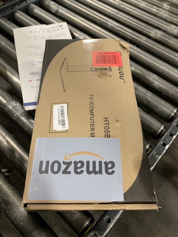 Photo 1 of Single LCD Computer Monitor Free-Standing Desk Stand Mount Riser for 13 inch to 32 inch screen with Swivel, Height Adjustable, Rotation, Vesa Base Stand Holds One (1) Screen up to 77Lbs(HT05B-001))