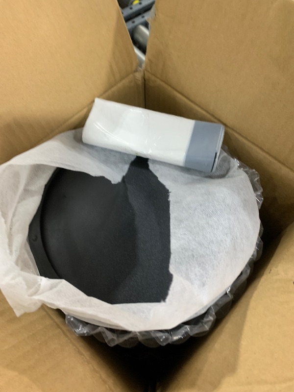 Photo 1 of LEASYLIFE 9L/2.4GAL Black Bathroom Trash Can,Gold Small Trash Can with Lid,Garbage cans for Bathroom, Hotel,Office,Lundry,Powder Room (?????)