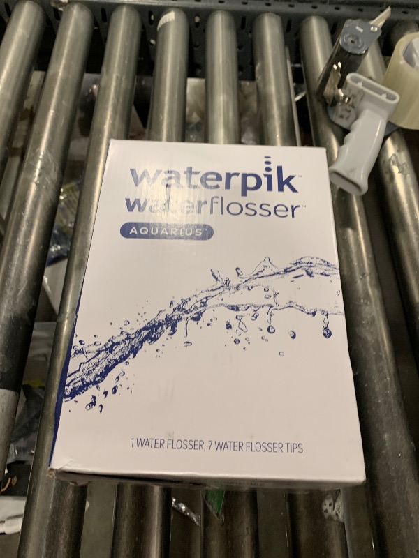 Photo 1 of Waterpik Aquarius Water Flosser For Teeth Cleaning, Gums, Braces, Dental Care, Electric Power With 10 Settings, 7 Tips For Multiple Users And Needs, ADA Accepted, White WP-660, Packaging May Vary