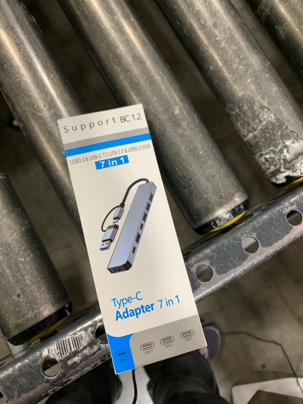 Photo 1 of ?Upgrade? USB C/USB Hub, BERLAT Aluminum 7 in 1 USB C & USB Hub with USB 3.0, USB 2.0 Ports for PC/Laptops/MacBook Pro/Air/iMac/iPad and More Devices