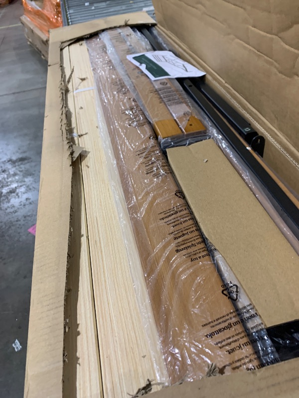 Photo 1 of Zinus Leah Bamboo Platform Bed Frame with Headboard, No Box Spring Needed, Wood Slat Support, Easy Assembly, Queen