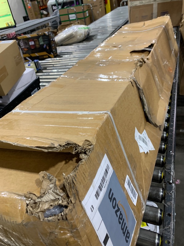 Photo 1 of ECOTRIC Rear Step Bumper Steel Compatible with 2005-2015 Toyota Tacoma Replacement for TO1103114 Fleetside Styleside Rear Bumper with Reinforcement Bar/License Light/Center Top Pad/End Bracket