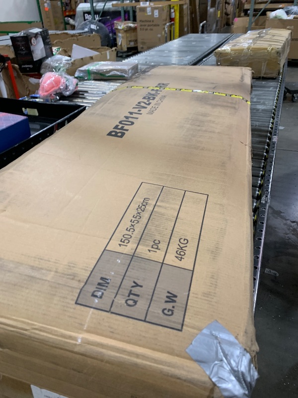 Photo 1 of Rolanstar Twin Bed Frame with LED Lights and Charging Station, Upholstered Bed with Drawers, Wooden Slats, Noise Free, Easy Assembly, Dark Gray
