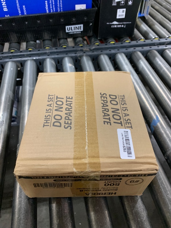 Photo 1 of #9 Double Window Security Envelopes, HERKKA No.9 Double Window Business Envelopes Designed for Quickbooks Invoices and Business Statements - Number 9 Size 3 7/8 Inch X 8 7/8 Inch - 24 LB - 500 Pack