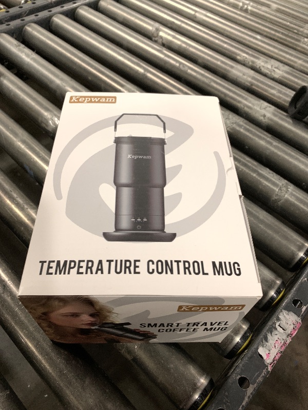 Photo 1 of Kepwam T3 Self-Heating Travel Mug 20oz, Temperature-Controlled Coffee Warmer Mug, Smart Travel Coffee Mug Keep Coffee Drinks Hot, Heated Mug Great for Driver Outdoor Fits Car Cup Holders