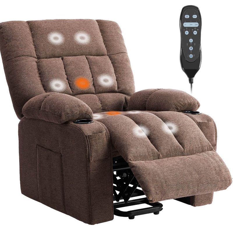 Photo 1 of  GRAY Recliner Vibration Home Chair (GRAY) 