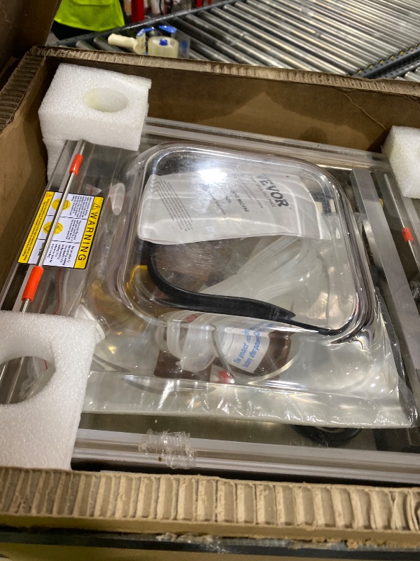 Photo 1 of VEVOR Chamber Vacuum Sealer, 260W Sealing Power, Vacuum Packing Machine for Wet Foods, Meats, Marinades and More, Compact Size with 10.2 in Sealing Length, Applied in Home Kitchen and Commercial Use