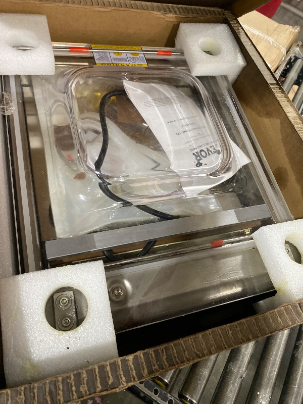 Photo 1 of VEVOR Chamber Vacuum Sealer, 260W Sealing Power, Vacuum Packing Machine for Wet Foods, Meats, Marinades and More, Compact Size with 10.2 in Sealing Length, Applied in Home Kitchen and Commercial Use