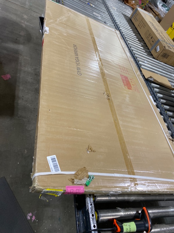 Photo 1 of LOAAO Home Gym Mirror, 72"x32"-2 PCS Gym Mirrors for Wall, Frameless, Tempered Glass, Large Workout Mirrors for Home Gym, Dance Studio, Yoga Room, Garage Gym