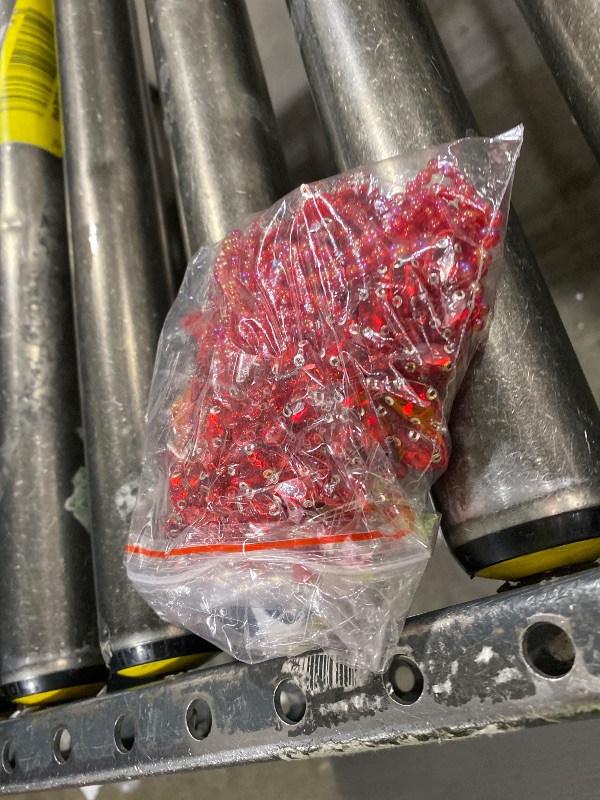 Photo 1 of 1 Pair Beaded Rhinestones Applique Embellishment for Clothes Epaulettes Shoulder Patches Sew-on Diamond Sequin Tassels Applique for Wedding Dress DIY Accessories 9.8X10.2inches (Red)