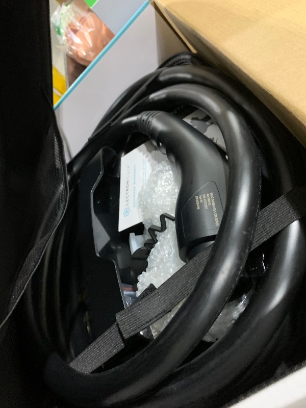 Photo 1 of Lectron Level 2 J1772 Charger (WiFi Version) - 240V, 40 Amp, NEMA 14-50 Plug, 16 ft Extension Cord - Portable Electric Car Charger for J1772 Evs