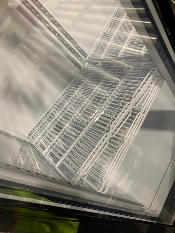 Photo 1 of ECEVT 41.3''W Commercial Beverage Refrigerators, 30 Cu.ft. Glass Door Refrigerator Upright Display Cooler with Soft LED Light and Adjustable Shelves for Restaurant Grocery Stores Home