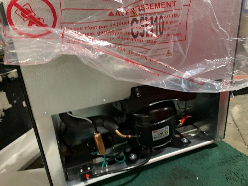 Photo 1 of Beverage 4.4Cu.Ft Refrigerator Cooler -145 Can Mini Fridge Glass Door for Soda Beer or Wine, Small Drink Dispenser, for Home Office or Bar.