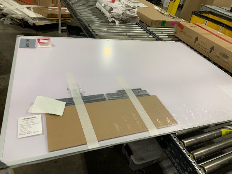 Photo 1 of VIZ-PRO Dry Erase Board/Magnetic Whiteboard, 72 x 48 Inches, Large Wall Mounted Board for School Office and Home 6' x 4'