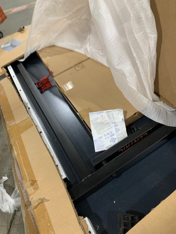 Photo 1 of JOOLA Centric - Professional Table Tennis Table with Quick Clamp Ping Pong Net and Post Set - 10 Minute Easy Assembly - Foldable Ping Pong Table with Single Player Playback Mode