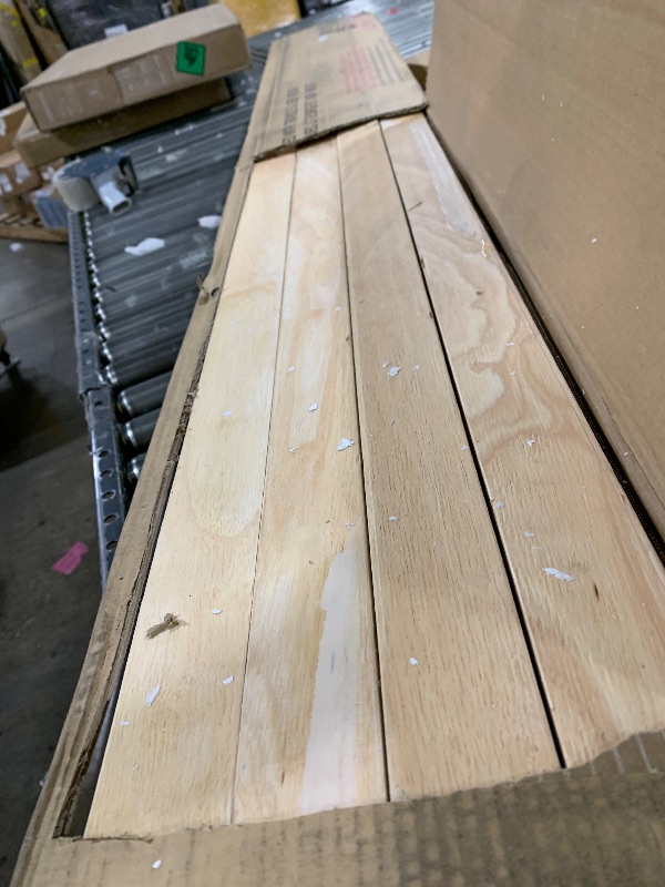 Photo 1 of Merax Queen Size Upholstered Platform Bed with USB and Twin Size Trundle, Beige
 only box 2 of 2 