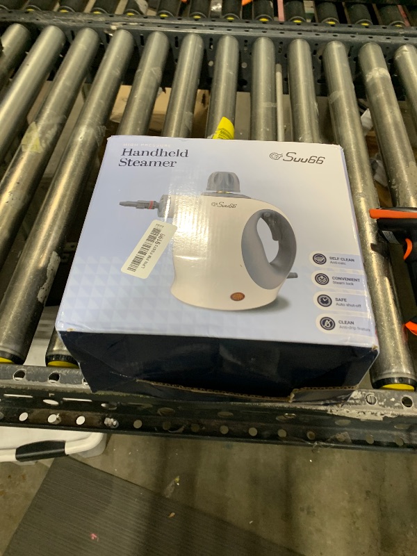 Photo 1 of Handheld Steam Cleaner with Safety Lock, 500mL Large Tank & 19PCS Accessories - Multi-Surface Deep Cleaning for Kitchen, Bathroom, Car, Sofa - Removes Stubborn Grime, Sanitizes Surfaces (White)