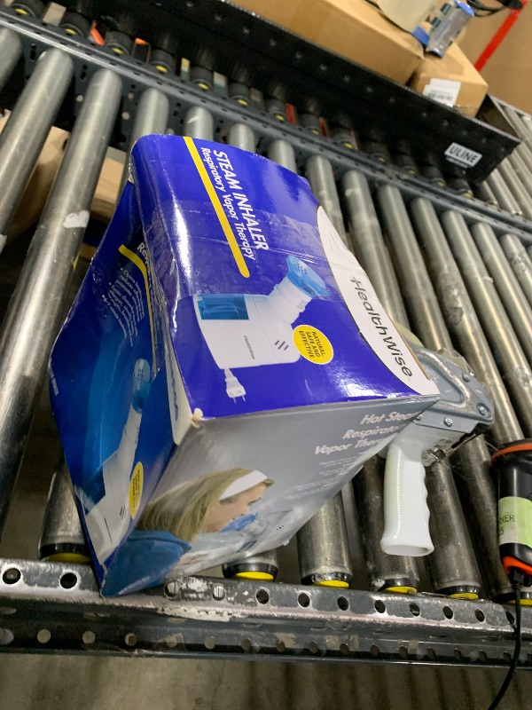 Photo 1 of HealthWise Steam Inhaler Respiratory Vapor Therapy | Sinus Pressure, Congestion, Colds & Cough Relief | Facial Steamer, Steam Inhaler, FSA Eligible, Vaporizer or Vocal Steamer | Mask for Cleansing