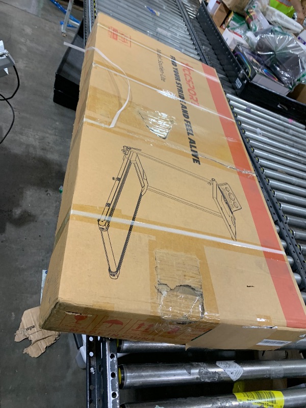 Photo 1 of Hccsport Treadmill with Home, Foldable Treadmill with Incline, Removable Desk Workstation 3.0 HP 3 in 1 Compact Folding Small Walking Treadmills 300 Lbs Capacity for Home Office