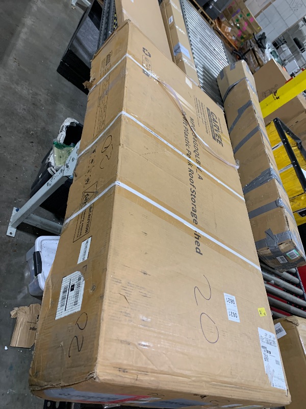 Photo 1 of PARTIAL SET OF Garvee 6x4 FT Outdoor Storage Shed PARTIAL SET 
(PANELS)