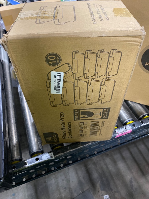 Photo 1 of [10-Pack] Glass Meal Prep Containers with Lids, MCIRCO Food Storage Containers with Snap Locking Lids, Airtight Lunch Containers, Microwave, Oven, Freezer and Dishwasher