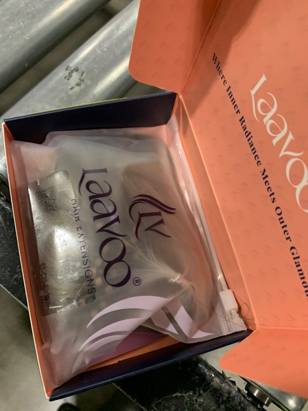 Photo 1 of LaaVoo Micro Ring Hair Extensions Human Hair Balayage Micro Link Hair Extensions Human Hair Ombre Ash Brown to Golden Brown with Brown 50g/s 22in