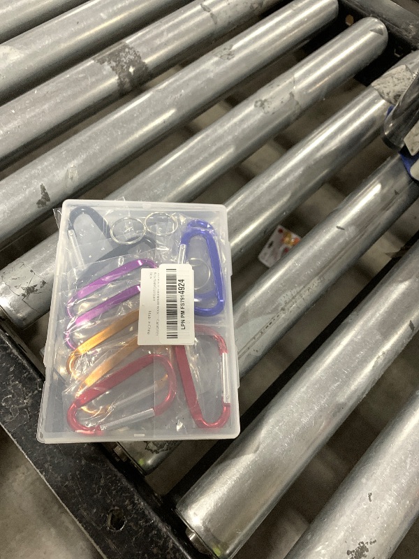 Photo 1 of 10 Pack 3'' Aluminum Spring Snap Hook Carabiner D Ring Carabiner Clip Camping Accessories Fishing Hiking Traveling and Keychain Craebuer