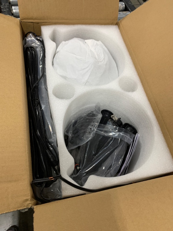 Photo 1 of ZZXX All-in-One Low Voltage Landscape Lighting Kit 4-Pathway Lights with 40W Transformer, 5W LED Landscape Lighting Low Voltage 12-24V,IP66 Waterproof Outdoor Lights 2700K for Yard Patio Walkway