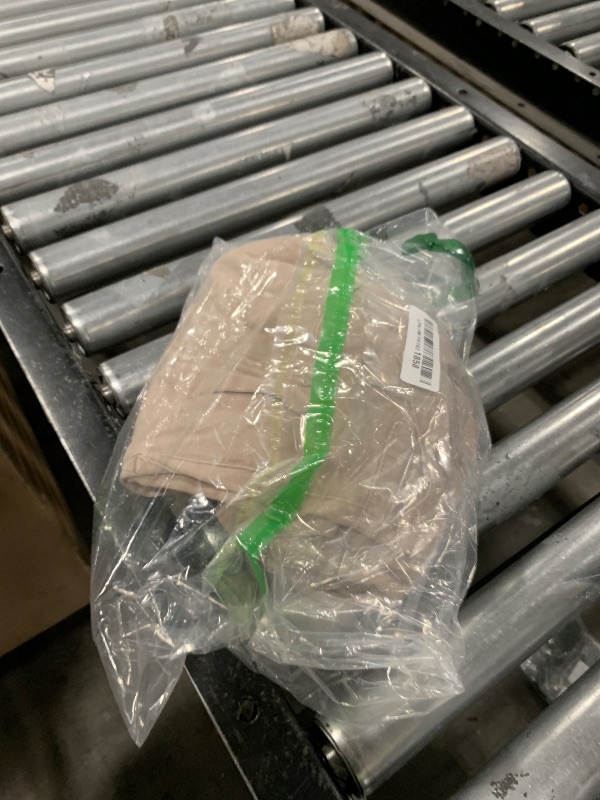 Photo 1 of [BLANKNYC] Womens Straight Leg Paperleg Pant with Rope Belt, Comfortable Pants & Designer Clothing, Suntan, X-Small