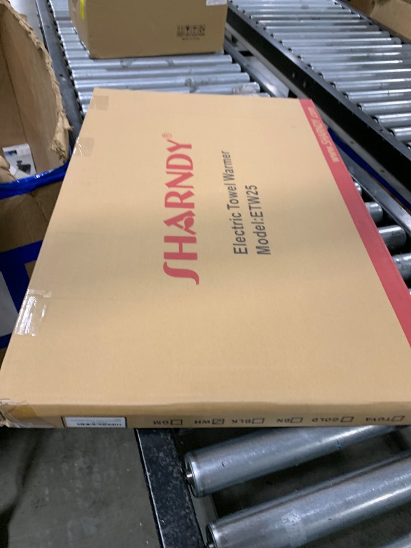 Photo 1 of SHARNDY Electric Towel Rack with Voice Control for Alexa & Google Home,TUYA-Wall-Mounted Bathroom Heating Towel Warmer,Stainless Steel Material,31.5x20.08x4.41in,Plug-in,White,10 Bars