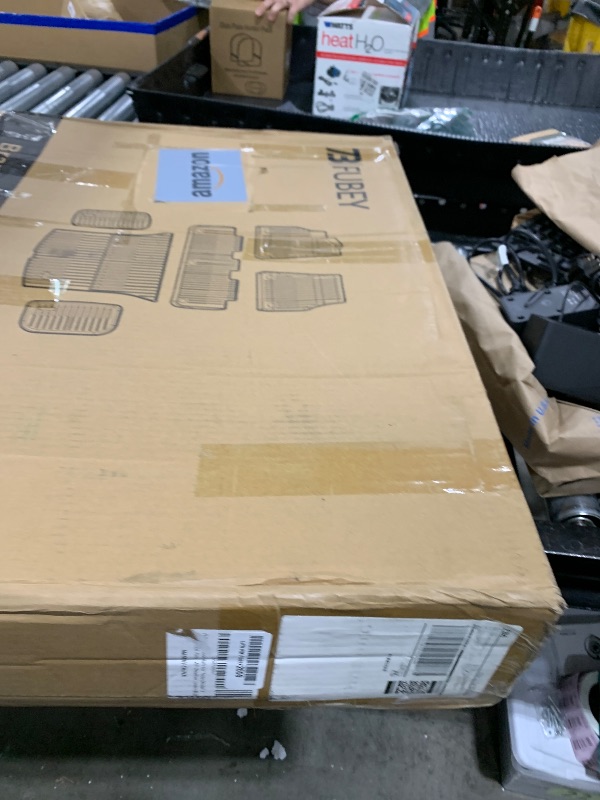 Photo 1 of FUBEY TPE Floor Mats for Tesla Model 3 2017-2023, 6-Piece Set with 2-Layer Trunk Liner & Frunk Mat, Complete Coverage