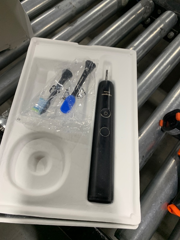 Photo 1 of Philips Sonicare DiamondClean Smart 9500 Electric Toothbrush, Sonic Toothbrush with App, Pressure Sensor, Brush Head Detection, 5 Brushing Modes and 3 Intensity Levels, Black, Model HX9923/11