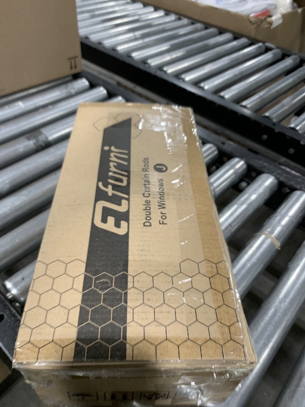 Photo 1 of Tension Double Curtain Rods for Windows by EZFurni,31 to 83 Inch Wide, Adjustable No Drill Curtain Rods for Living Room,Bedroom,Decorative Window Treatment,Renter Friendly,39 to 130 Inch Height,Black