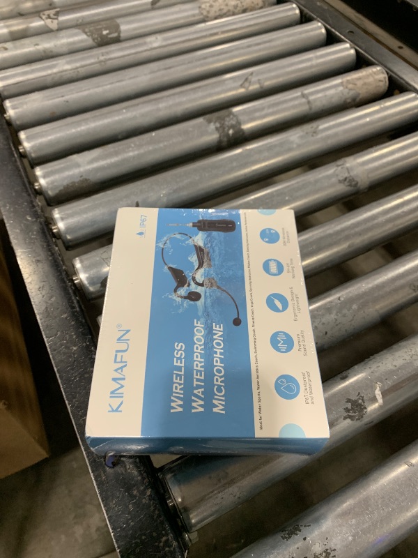 Photo 1 of KIMAFUN 2.4G Fitness Headset Wireless Microphone, IP67 Waterproof Sweatproof Microphone for Water Aerobics, Swimming Coach, Fitness Instructor, Yoga, Spinning, Training, Teaching, Speakers, GWP91