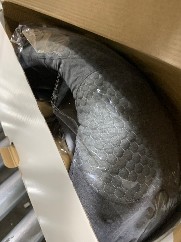 Photo 1 of 3 in 1 Lower Back Massager, Triple Fusion Back Massager with Heat, Vibration and Stretch,Lumbar Support Pillow with Ergonomic Memory Foam for Bed and Chair