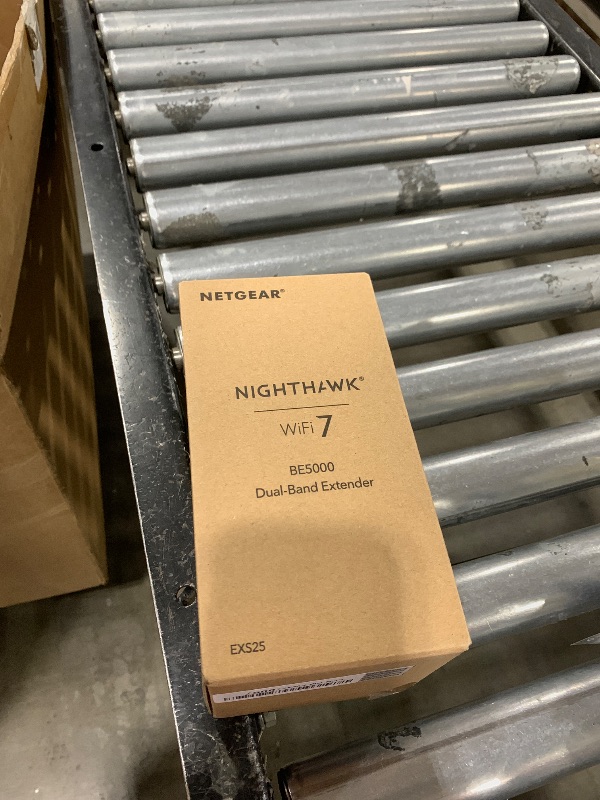 Photo 1 of NETGEAR WiFi 7 Range Extender (EXS25) – BE5000 Dual-Band Wireless Signal Booster & Repeater (up to 5 Gbps Speed) - Add up to 1,500 sq. ft., 45 Devices - WPA3 Security, Smart Roaming