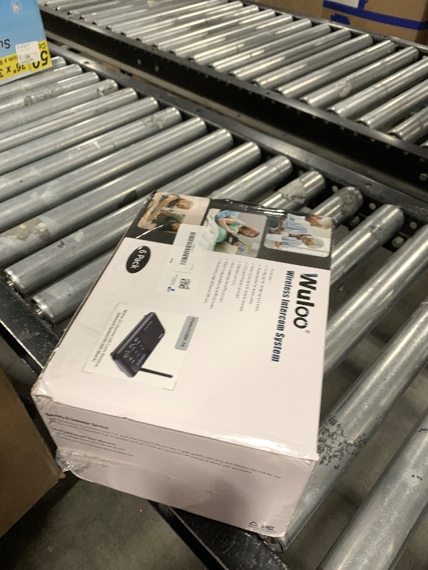 Photo 1 of Wuloo Intercoms Wireless for Home 1 Mile Range 22 Channel 100 Digital Code Display Screen, Wireless Intercom System for Home House Business Office, Room to Room Intercom Communication (6 Packs, Black)