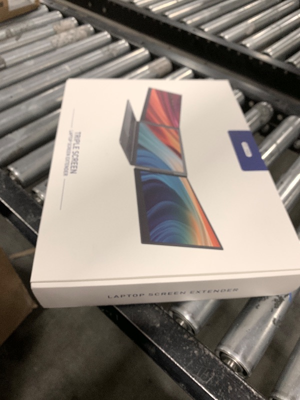 Photo 1 of 15.6'' Laptop Triple Screen Extender One Cable Connection, 1080P FHD IPS Portable Dual Monitor with Speaker, Ultra-Slim Travel Monitor for 13-17.3" Laptops, Compatible with MacOS, Windows, Android