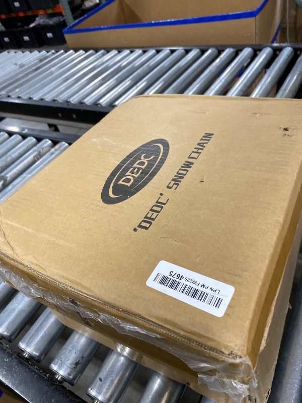 Photo 1 of DEDC Auto Lock Snow Tire Chains,50s Quick Easy,Enhanced Manganese Steel Alloy,Endurance Life 650 Mi for Car SUV and Pickup Truck 245 255 265 275 295 315 Set of 2 (LS1619)