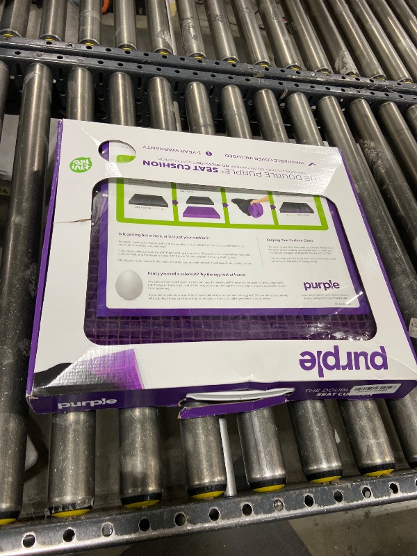 Photo 1 of Purple Double Seat Cushion | Pressure Reducing Grid Designed for Ultimate Comfort | Designed for Office Chairs | Made in The USA