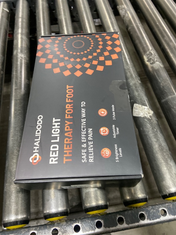 Photo 1 of Red Light Therapy for Feet & Ankle, Infrared Light Therapy Foot Wrap with Timer, Comfortable Wearable Red Light Therapy Shoe for Feet Ankle Heel, Up to Foot Size 12.