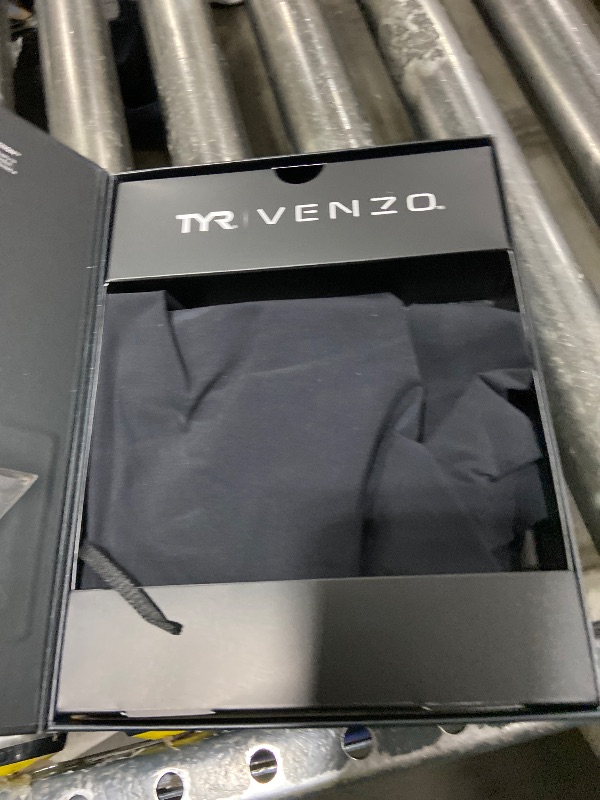 Photo 1 of TYR Men's Venzo Solid High Waist Jammer Swimsuit – Racing Tech Suit for Competitive Swimming Onyx