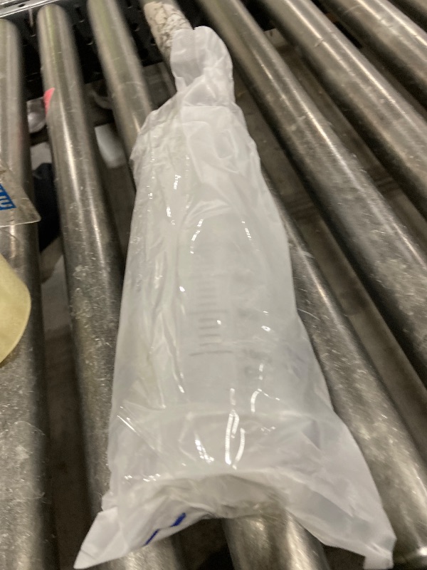 Photo 1 of 1000mL Syringe for Liquid, Large Plastic Syringe with Tip Adapter, Individual Sterile Sealed for Scientific Dispensing, Paint, Watering, Oil