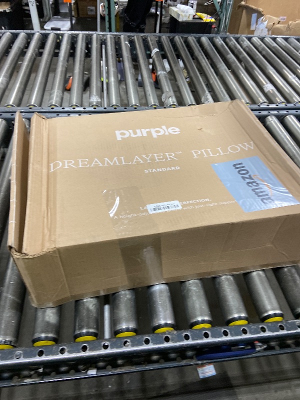 Photo 1 of Purple DreamLayer Pillow - Standard Size, Multi-Layered GelFlex Grid & MicroAir Foam for Support & Pressure Relief - Customizable Height with Removable Foam Booster Layers