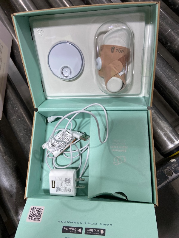 Photo 1 of Owlet Dream Sock - FDA-Cleared Smart Baby Monitor - Track Live Pulse (Heart) Rate, Oxygen in Infants - Receive Notifications - Dusty Rose