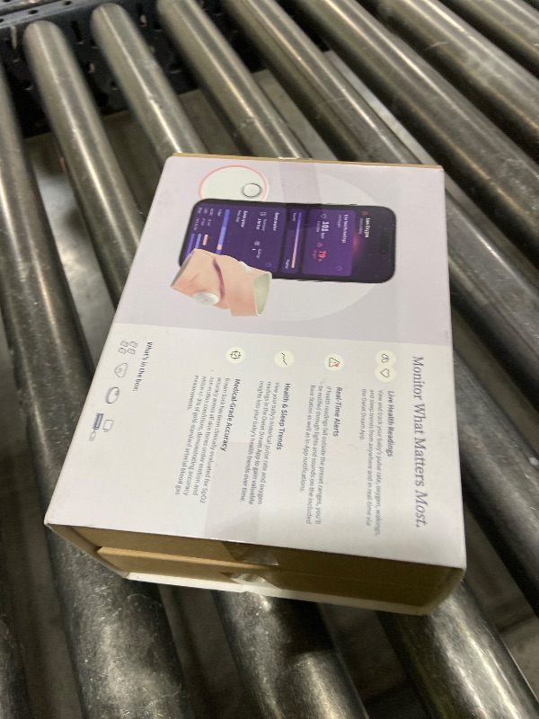 Photo 1 of Owlet Dream Sock - FDA-Cleared Smart Baby Monitor - Track Live Pulse (Heart) Rate, Oxygen in Infants - Receive Notifications - Dusty Rose