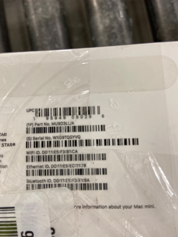 Photo 1 of Apple 2024 Mac mini Desktop Computer with M4 chip with 10?core CPU and 10?core GPU: Built for Apple Intelligence, 16GB Unified Memory, 256GB SSD Storage, Gigabit Ethernet. Works with iPhone/iPad